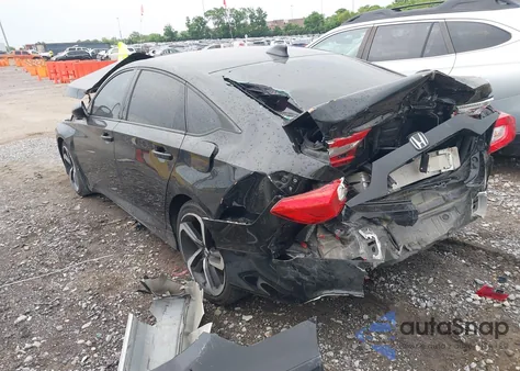 2018 Honda Accord Sport из США, поврежденный, VIN 1HGCV1F33JA173417